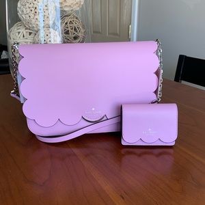 Kate Spade ♠️ Lavender Crossbody Purse & Wallet